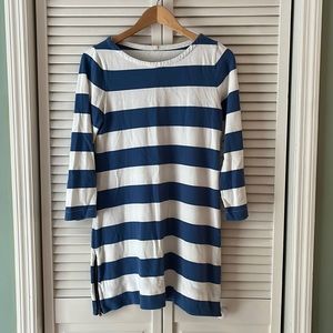 Nautical striped J. Crew jersey dress